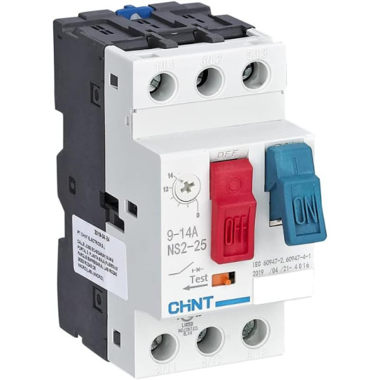 Disjoncteur de protection moteur à commande par bascule
