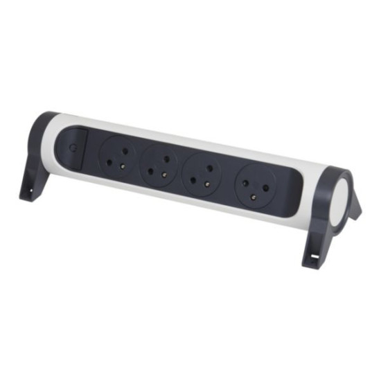Rallonge multiprise verticale rotative 4X2P+T 16A - Legrand -