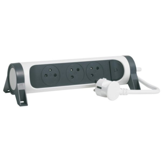 Rallonge multiprise verticale rotative 4X2P+T 16A - Legrand -