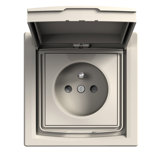 Prise De Courant Etanche 2P+T 16A Asfora Schneider Electric -