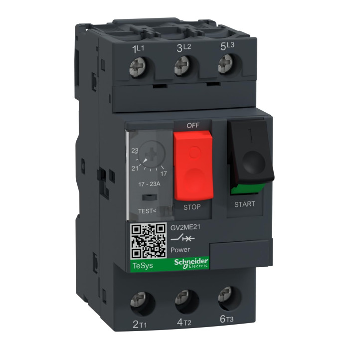 Disjoncteur Moteur GV2ME 3P 17/23A Magnétothermique Schneider