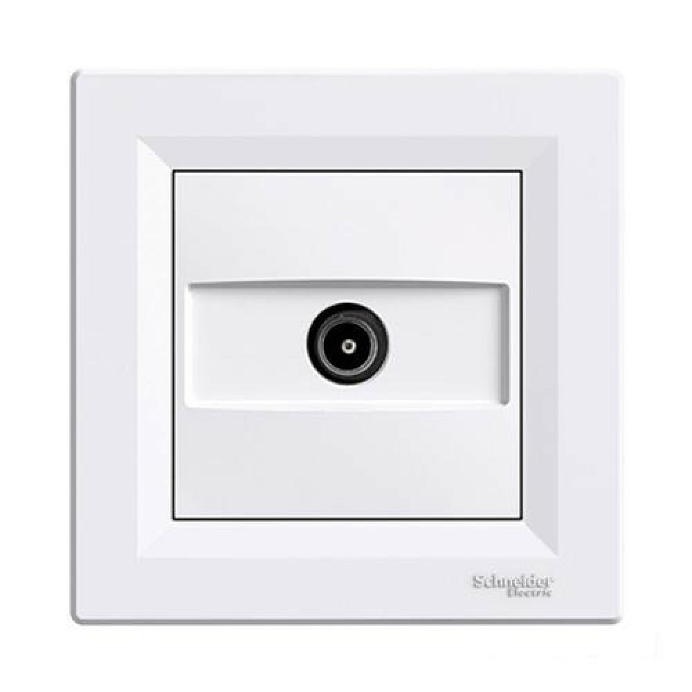 Prise TV blanc Encastrée Asfora Schneider Electric - EPH3200121