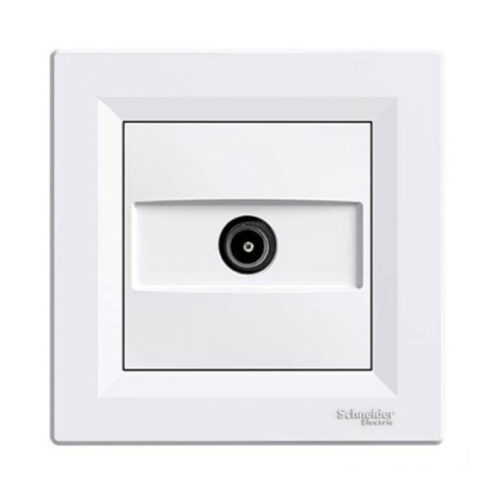 Prise TV blanc Encastrée Asfora Schneider Electric - EPH3200121
