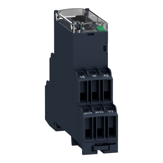 Relais temporisé 8 A - 2OF - multi - 1s à 300h - 24V à 240VACDC
