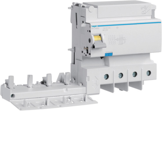 Bloc différentiel 4P 125A 300mA type AC - Hager - BFC480E