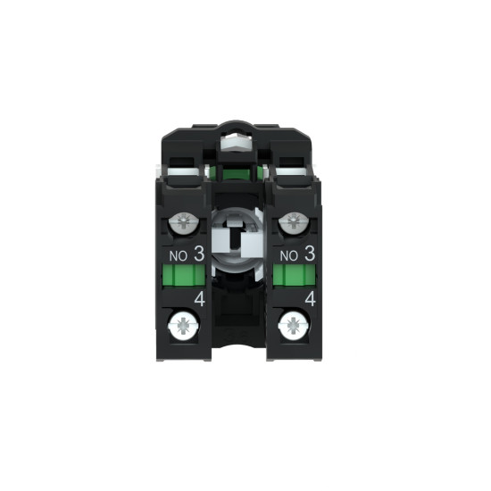 Bouton poussoir tournant manette - Ø22 - 3 pos fix - noir - 2F