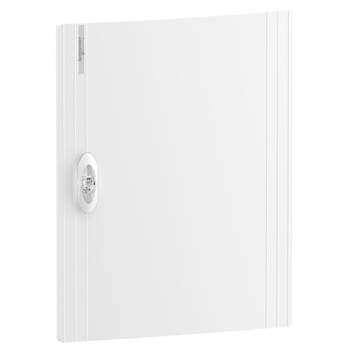 PrismaSeT XS - Porte pleine RAL9003 pour coffret encastré 3