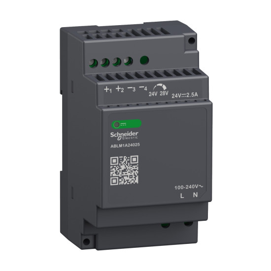 Alimentation à découpage - 2,5A - 100 à 240Vca mono/biphasé -