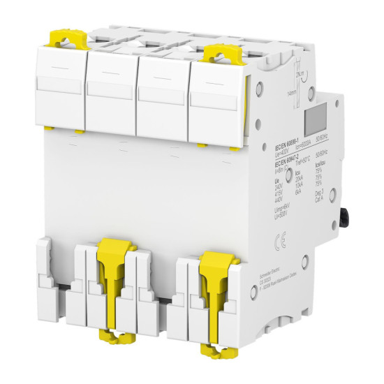 Disjoncteur iC60N 4P 16A courbe C Acti9 Schneider Electric -