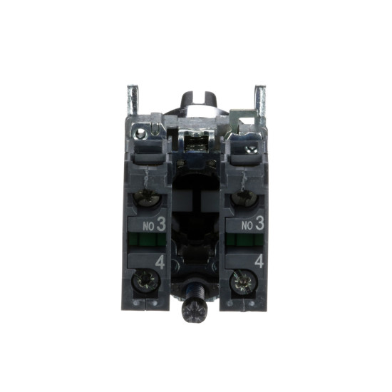 Bouton tournant à manette - Ø22 - 3 pos rap C - noir - 2F – vis