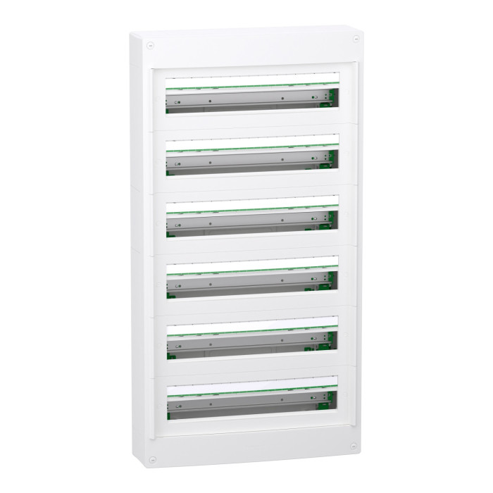 Coffret plastique saillie 6 rangées 24 modules - sans porte