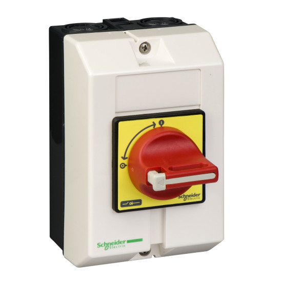 Interrupteur - sectionneur en coffret - 3P - 10A TeSys Vario VCF Schneider Electric - VCF02GE - Achat / Vente