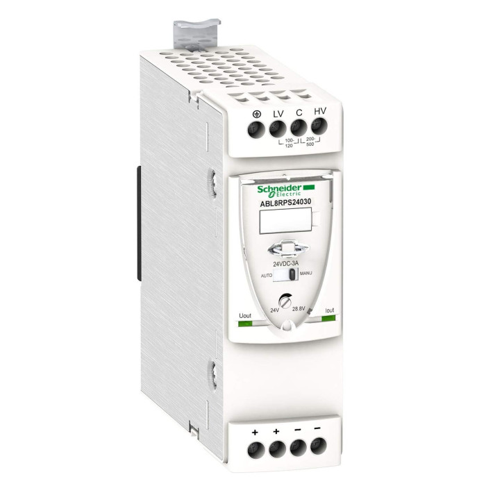 Alimentation à découpage - 3A - 100 à 240Vca mono/biphasé -
