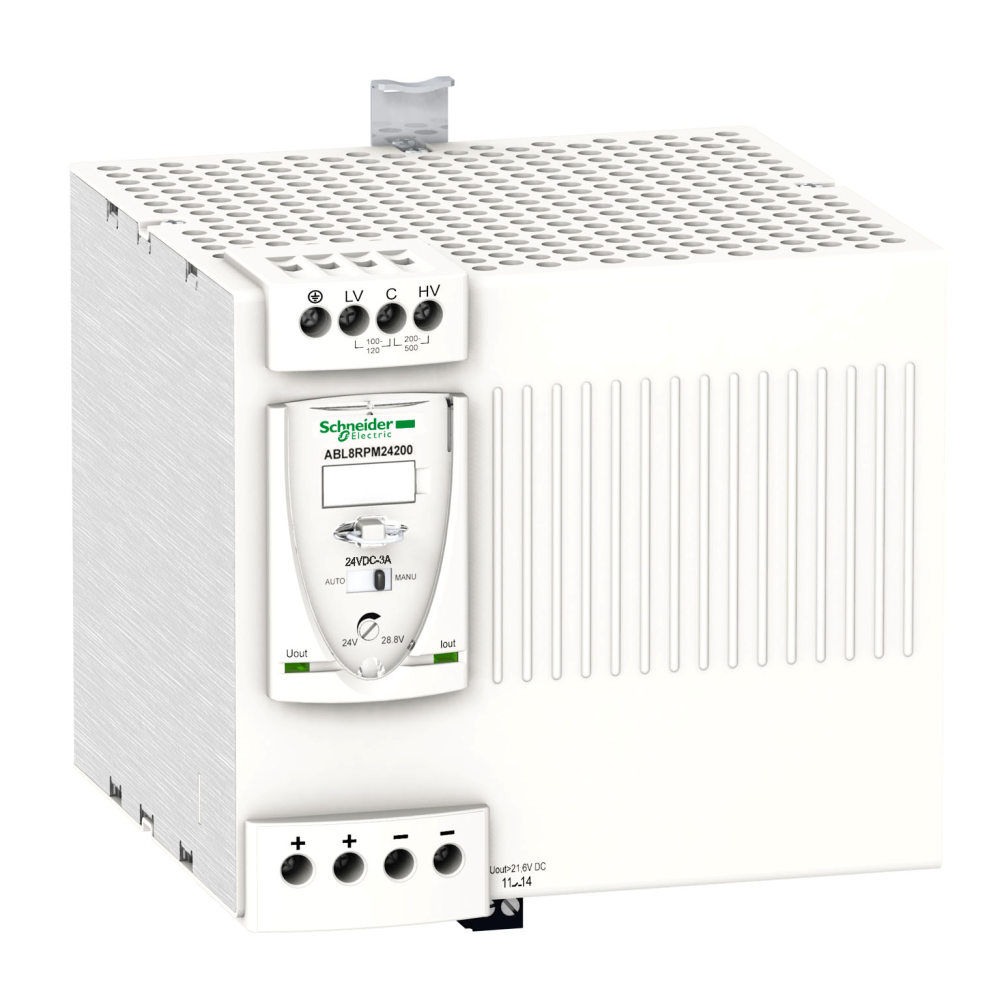 Alimentation à découpage - 20A - 100à240Vca mono/biphasé -