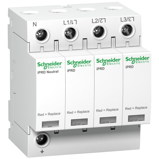 Parafoudre modulaire - 3P + N - 350V parasurtenseur Acti9 iPRD40 Schneider Electric - A9L40600