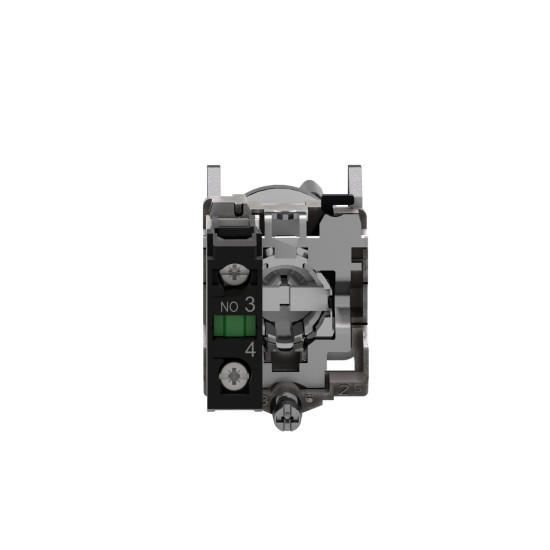 Bouton poussoir à clé 455 - Ø22 - 2 pos fix - retr G - 1F - vis