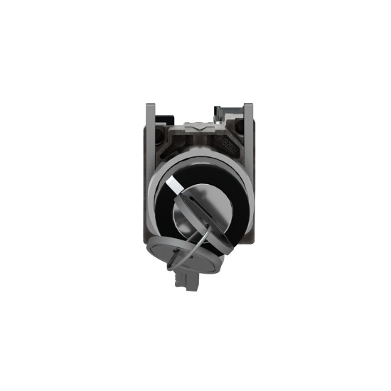 Bouton poussoir à clé 455 - Ø22 - 2 pos fix - retr G - 1F - vis