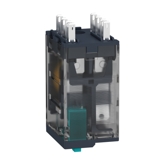 Relais miniature - embrochab - test+DEL - 2OF - 12A - 230VAC