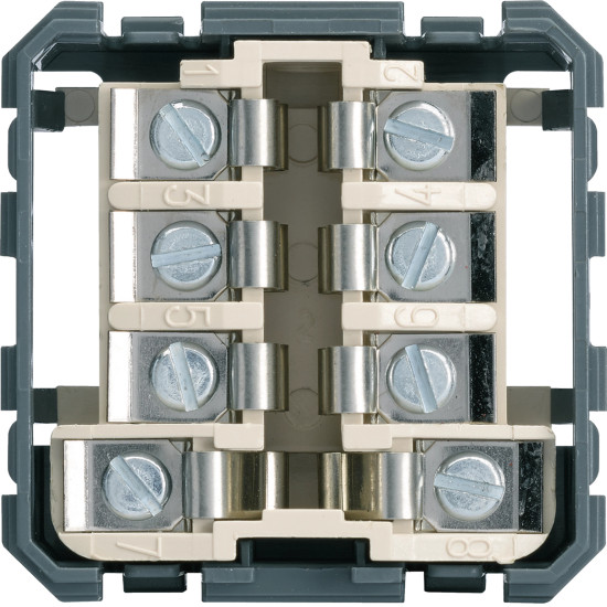 Prise téléphone galerie 2 modules - Hager - WXF200