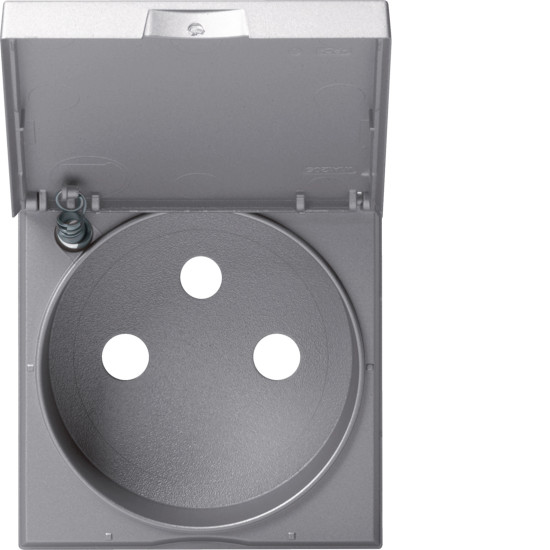 Enjoliveur galerie prise de courant à puits 2P+T avec