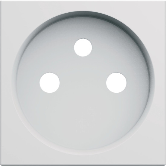 Enjoliveur galerie prise de courant à puits 2P+T, finition Pure