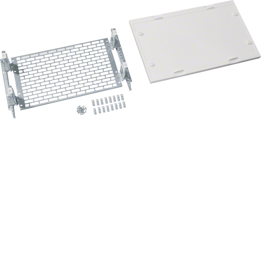 Unité équipement Vega D-Univers l500 h300 app spéciaux platine perforée règlable - Hager -