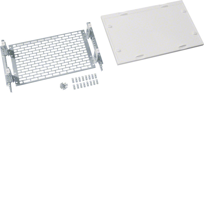 Unité équipement Vega D-Univers l500 h300 app spéciaux platine perforée règlable - Hager -