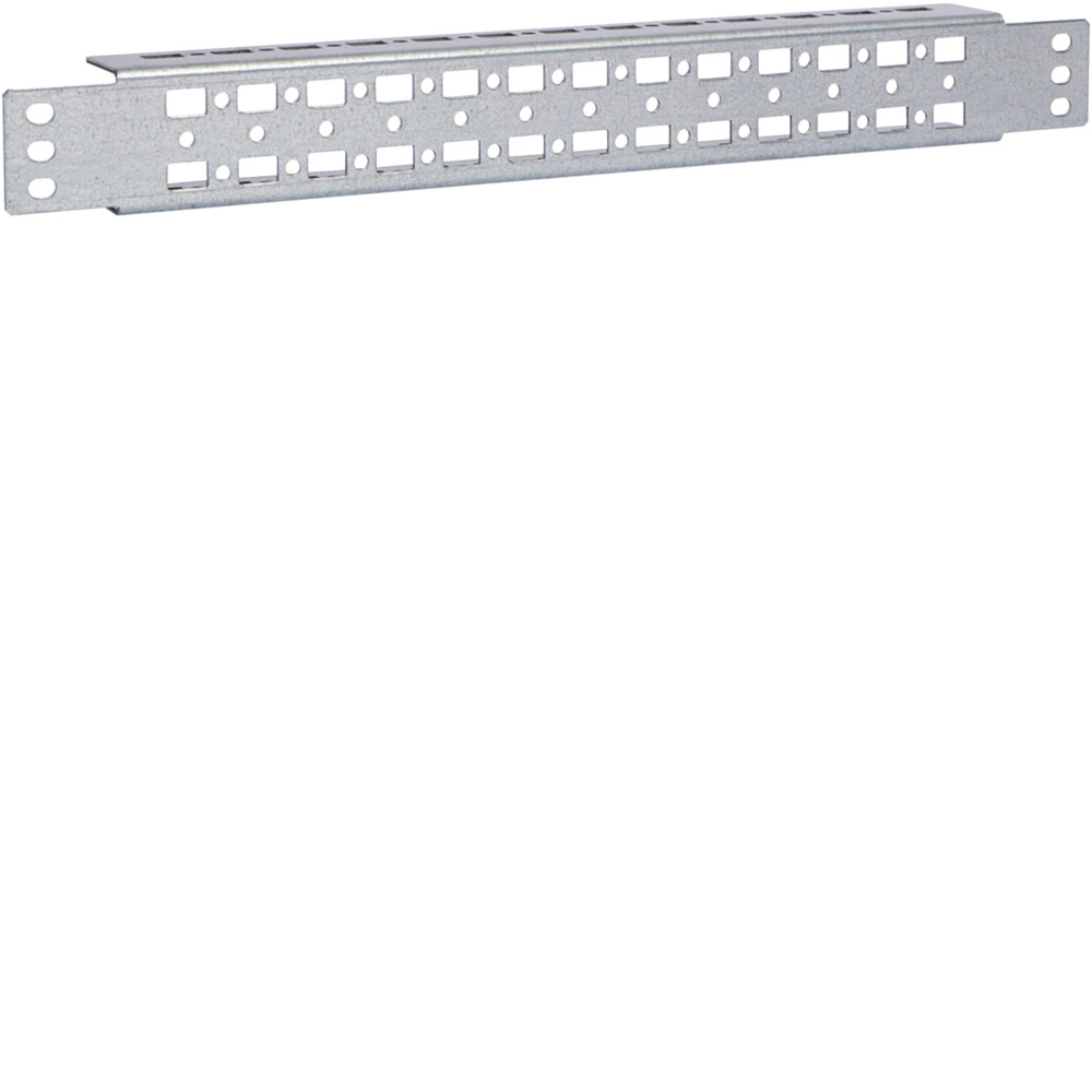 Traverse perforée Quadro+ pour montant h 50mm pour cellule 400mm - Hager - FN875E,Prise & Coffret