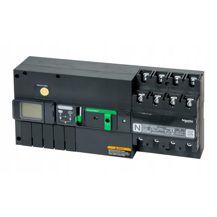 Inverseur de sources - commutateurs - 125A - 4P - 400Vca TransferPacT TA160 Schneider Electric -