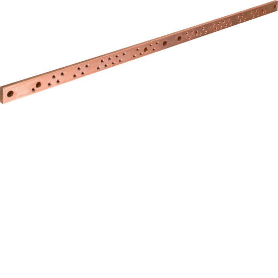 Barre cuivre perforé M6 630A 30x10x880mm - Hager - UM30A5,Prise & Coffret Industriels Hager