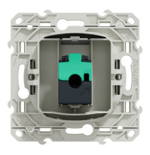 Prise RJ45 - blanc - grade 1 (téléphone) cat. 