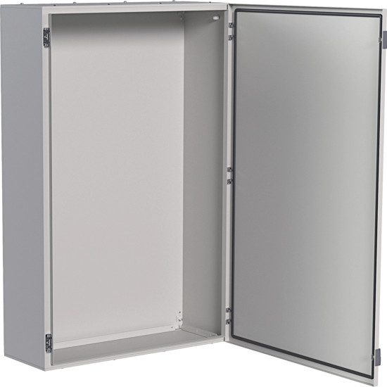 Coffret métallique porte pleine orion plus IP65 IK10 800x600x300mm Gris clair - Hager -