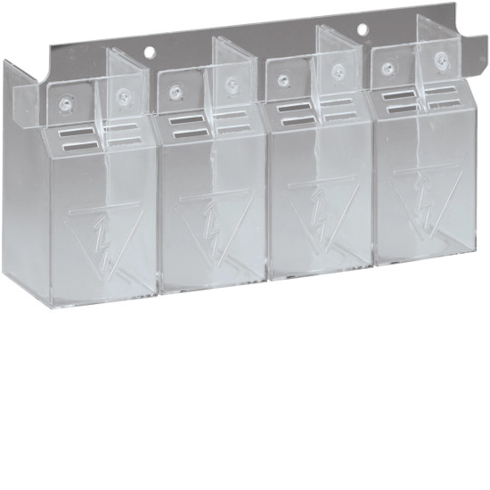 Capot cache borne 4P interrupteur 200 à 400A pour interrupteur HAxxx - Hager - HZC204,Interrupteurs