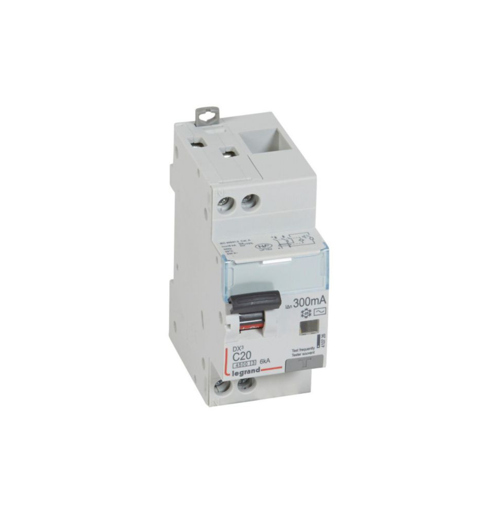Disjoncteur différentiel DX³4500 arrivée haute et départ bas à Disjoncteur différentiel DX³4500 arrivée haute et départ bas à