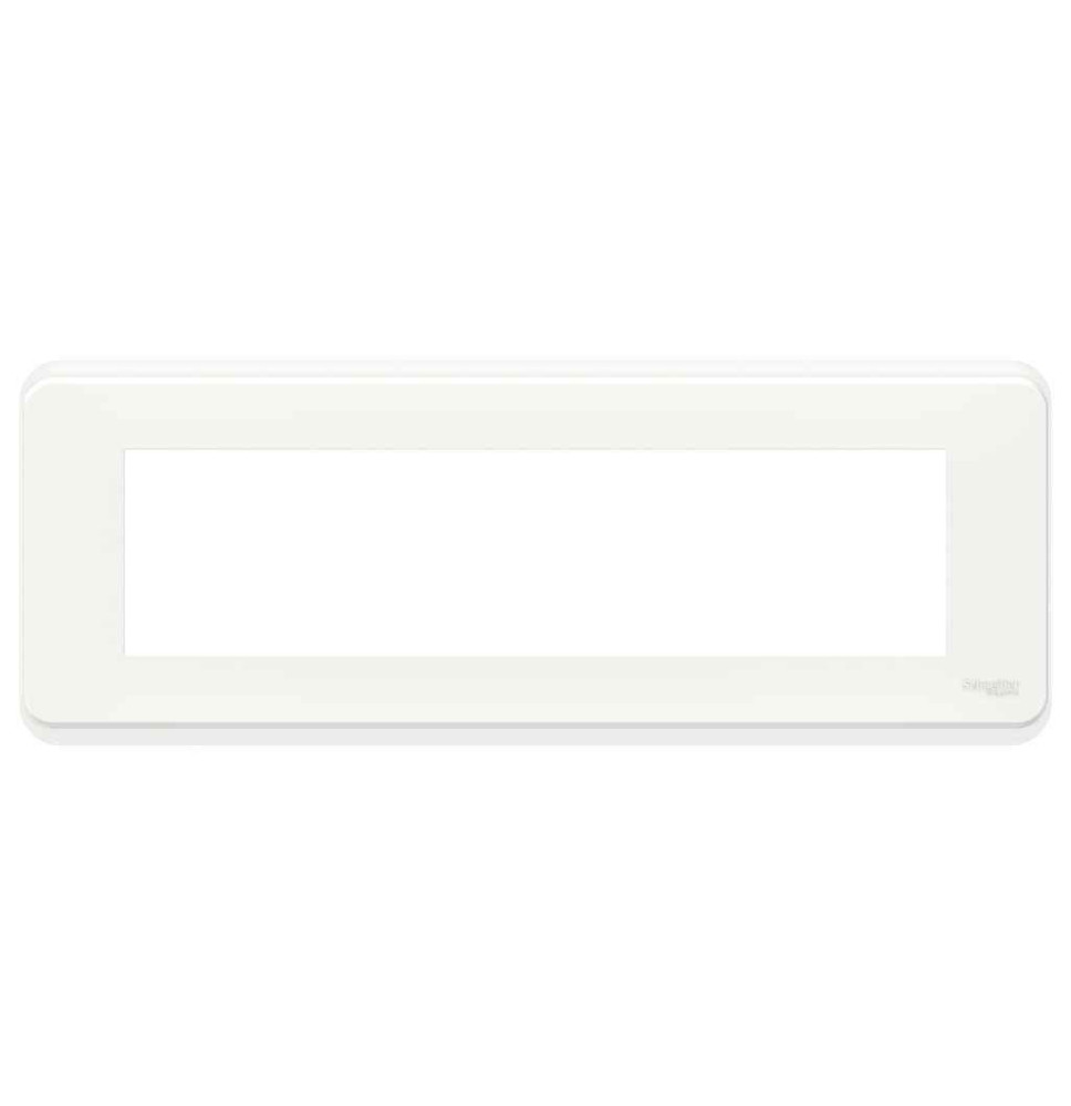 Plaque de finition - Blanc - 8 modules - Unica Pro schneider Plaque de finition - Blanc - 8 modules - Unica Pro schneider