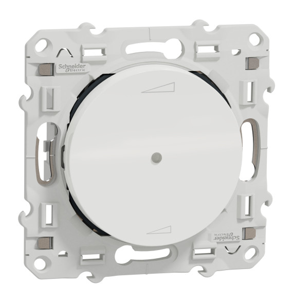 Interrupteur variateur universel blanc à poussoir PlusLink