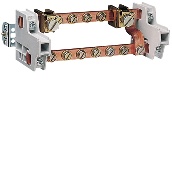 Jeu de barre,univers, 1-section, pour PE - Hager - KS70A,Prise & Coffret Industriels Hager