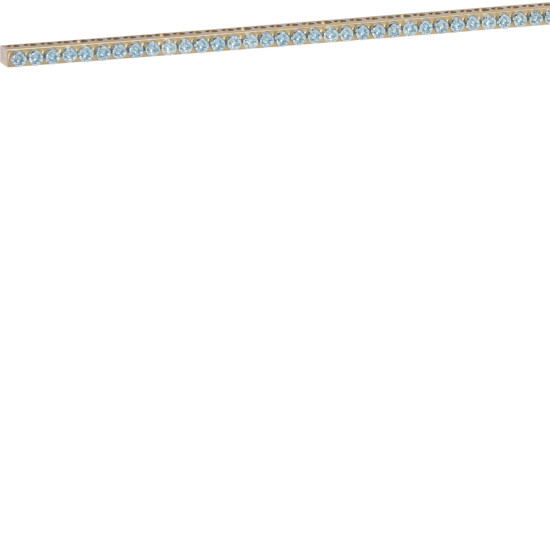 Barrette Laiton sans socle L992mm 129X10-16mm Univers+support et connexion 250 A - Hager -