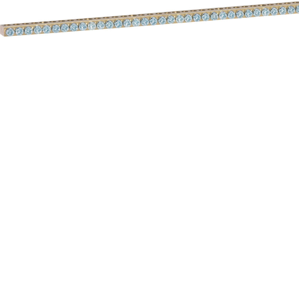 Barrette Laiton sans socle L992mm 129X10-16mm Univers+support et connexion 250 A - Hager -