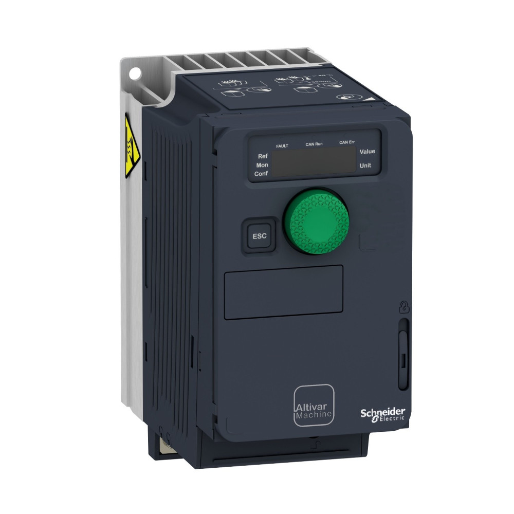 Variateur de vitesse - 0,37kW - 200/240V mono - compact - CEM - IP20 Altivar Machine Schneider