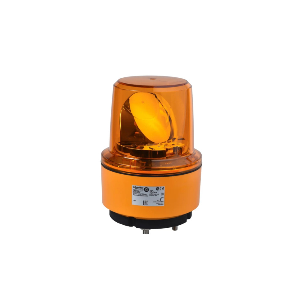 Sirène feu rotatif oran, equipe de del, 230V Harmony XVR Schneider Electric - XVR13M05L,Produits
