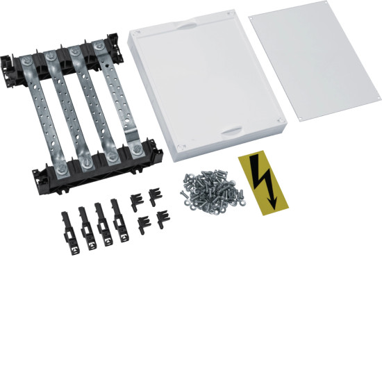 Unité d'équipement jeu de barre 4P 400A H300xL250mm pour univers - Hager - UE21D3,Prise & Coffret