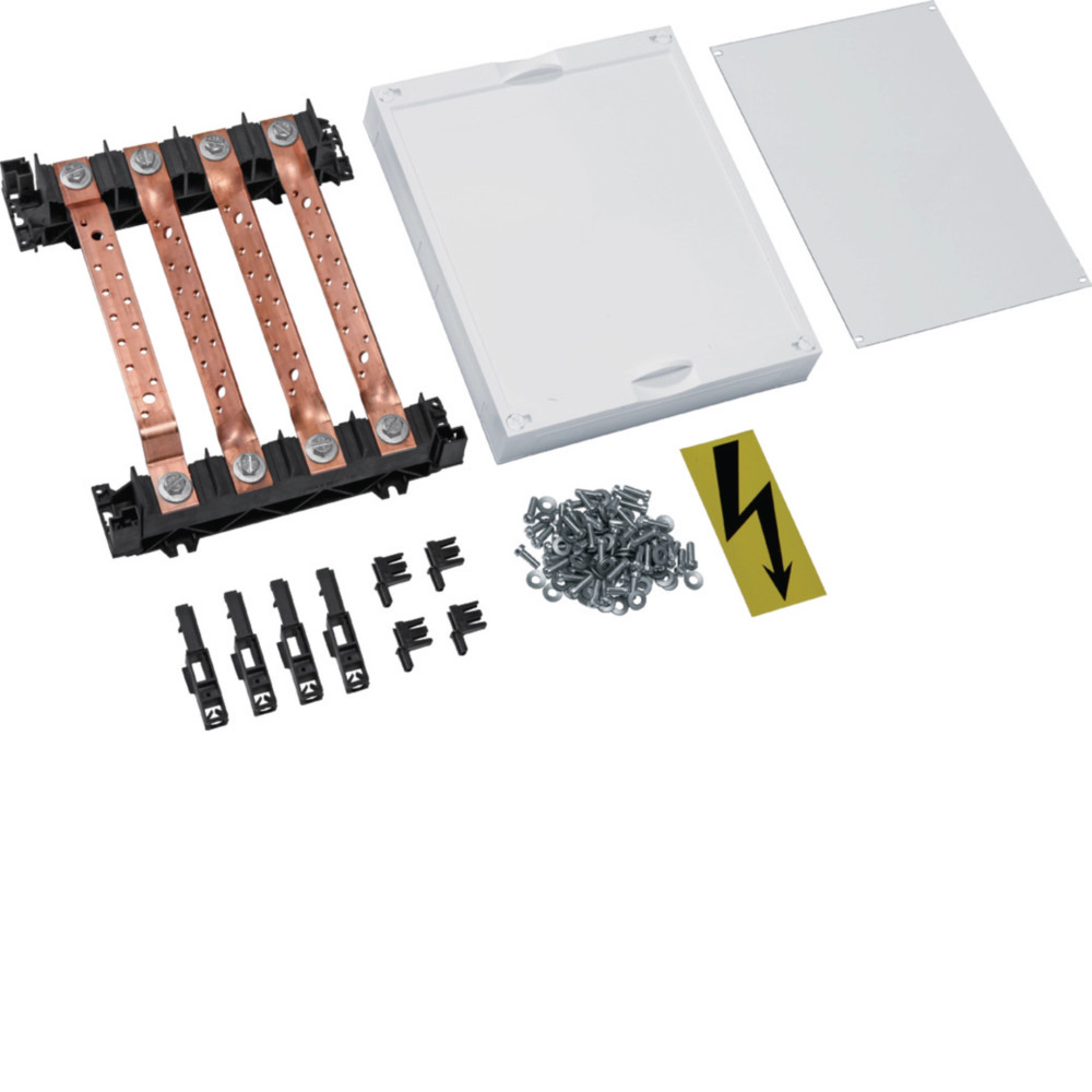 Unité d'équipement jeu de barre 4P 160A H300xL250mm pour univers - Hager - UE21D1,Prise & Coffret
