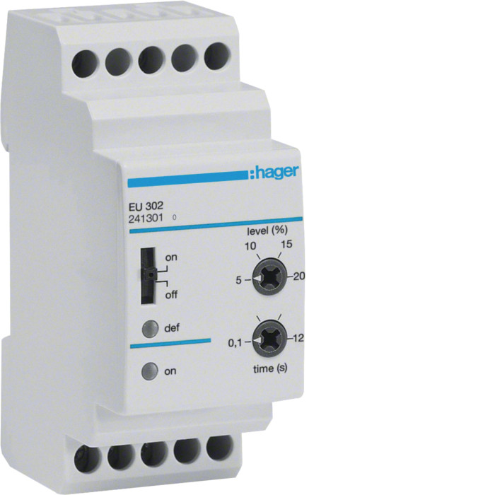Relais de contrôle compresseur triphasé 400 V - Hager - EU302,Variateurs de vitesse - Variateur de
