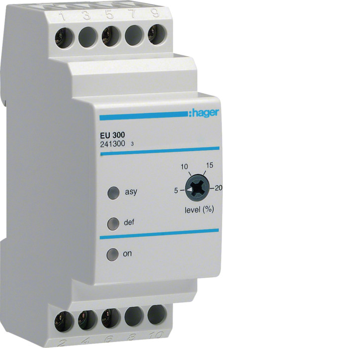 Relais de contrôle phase triphasé 400 V - Hager - EU300,Variateurs de vitesse - Variateur de