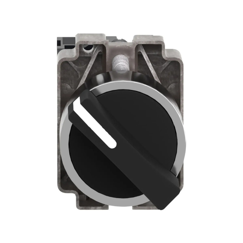 Boutons-poussoirs sélecteur complet, métal, noir, 22 mm, 2 positions, Easy Harmony XB2 Schneider