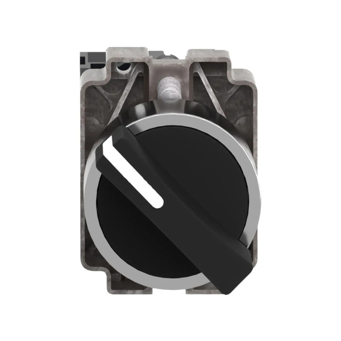 Boutons-poussoirs sélecteur complet, métal, noir, 22 mm, 2 positions, Easy Harmony XB2 Schneider
