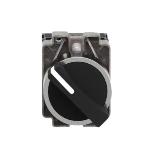 Sélecteur complet, métal, noir, 22 mm, 2 positions, 1 NO + 1 NF Easy Harmony XB2 Schneider Electric