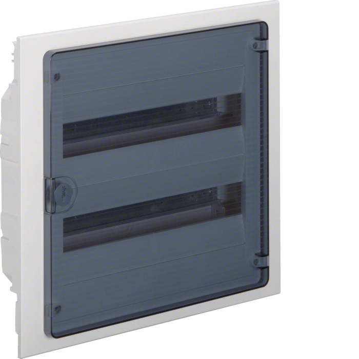 Coffret encastré 36 M porte transparent - Hager - VF218TF,Prise & Coffret Industriels Hager