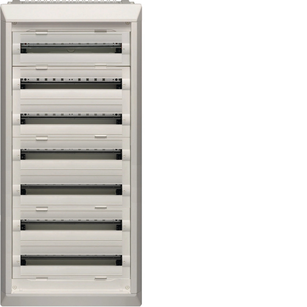Coffret, NewVegaD,1287x550x150mm, encastré 7 rangées 168 modules- Hager - FU72DN,Prise & Coffret
